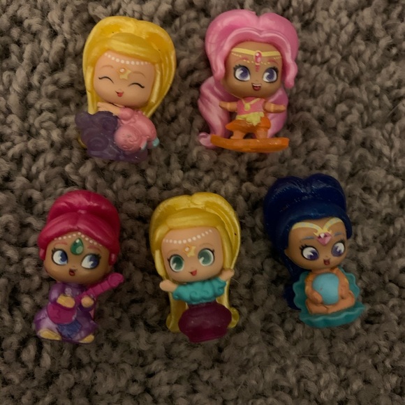 mini shimmer and shine dolls